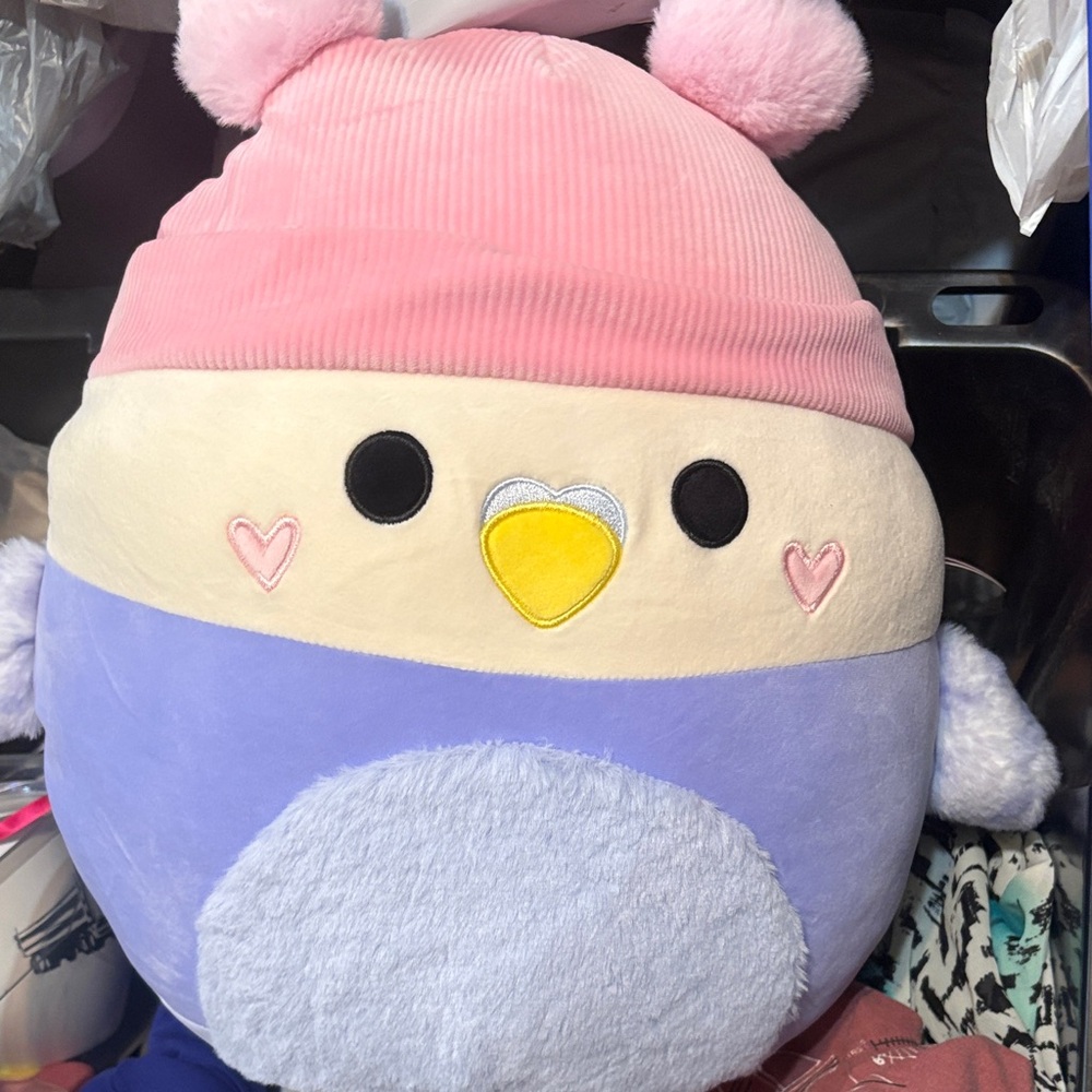 Panini Squishmallow with Pink and Purple Accents